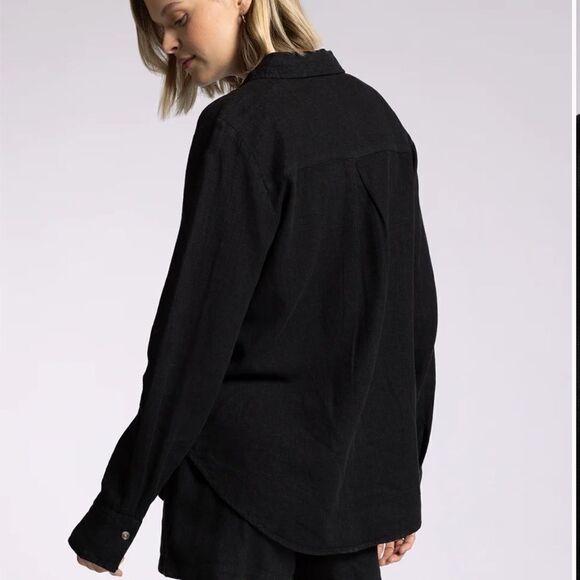 THREAD AND SUPPLY - FARRAH SHIRT in Black - Picture 3 of 6